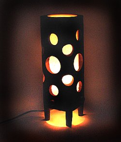 画像1: 木製ランプ