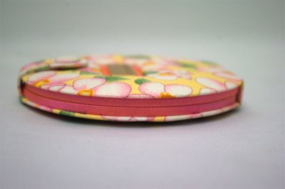 画像3: ジムトンプソン　タイシルク　手鏡　花　ピンク