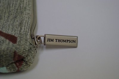 画像2: ジムトンプソン　ポーチ　ラージサイズ　グレー
